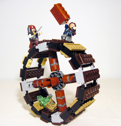 Lego 4183 The Mill swordfight on Wheel Lego 4183 The Mill swordfight on Wheel