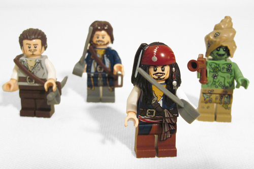 Lego 4183 The Mill Minifigures- Lego Jack Sparrow & Will Turner