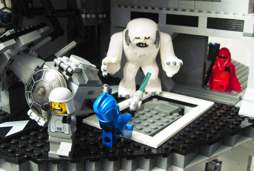 Deadly Wampa on the Lego Death Star Deadly Wampa on the Lego Death Star